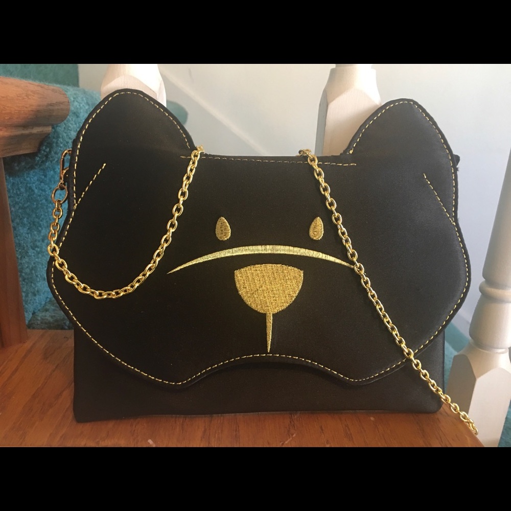BCBGMAXAZRIA bull dog bag NWT with free gift - Picture 1 of 4